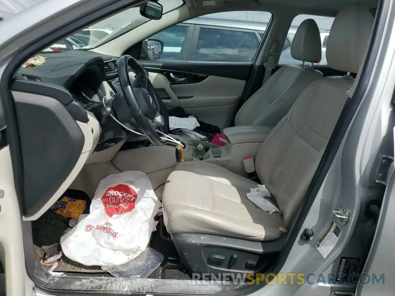7 Photograph of a damaged car JN1BJ1CP0KW225428 NISSAN ROGUE 2019