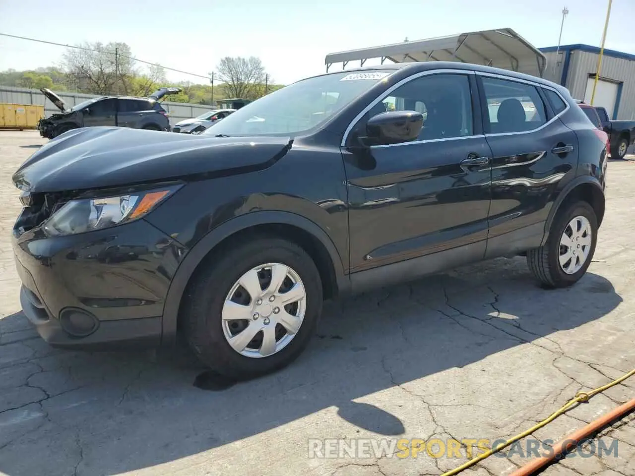 1 Photograph of a damaged car JN1BJ1CP0KW528077 NISSAN ROGUE 2019