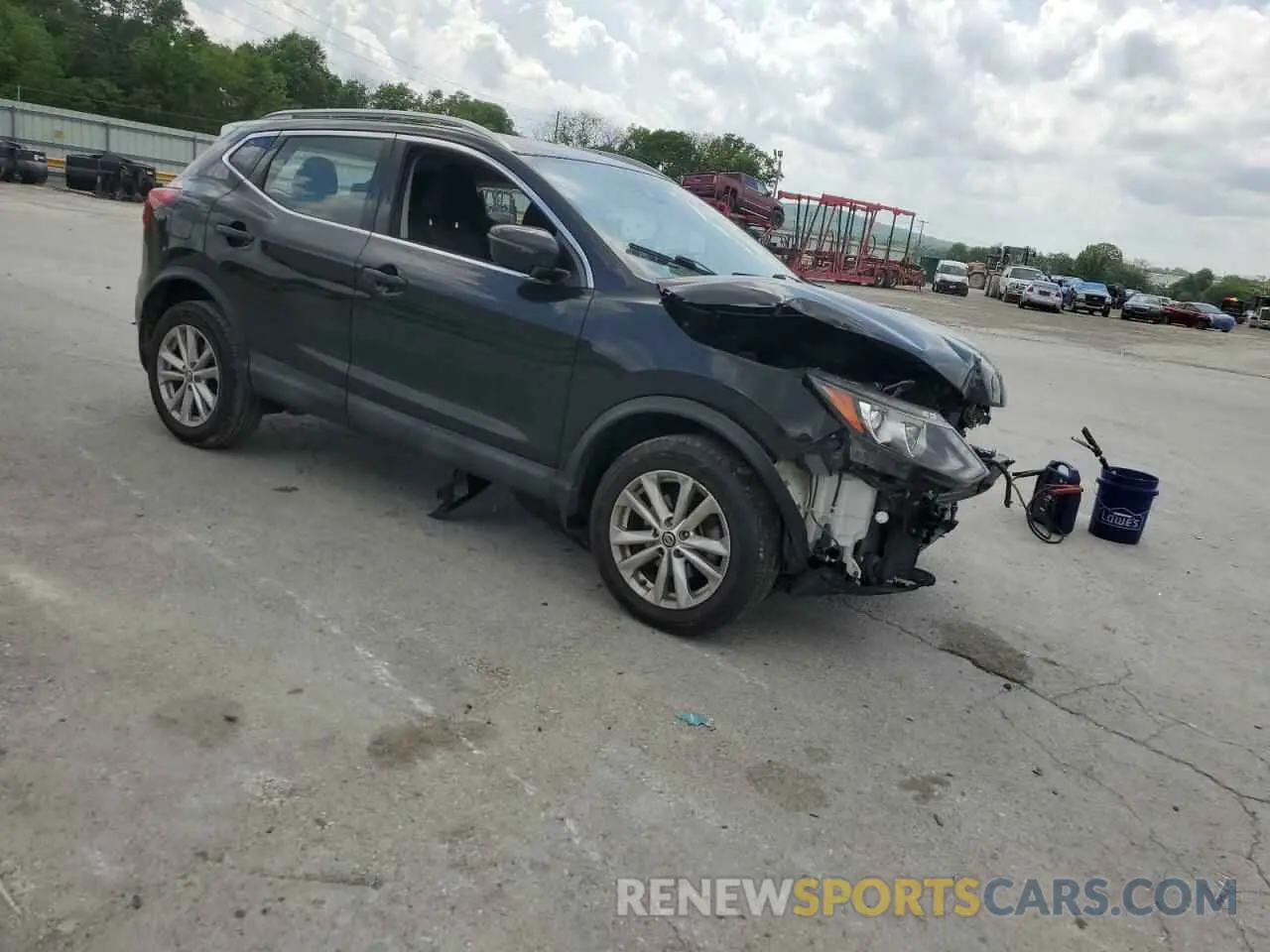 4 Фотография поврежденного автомобиля JN1BJ1CP2KW523740 NISSAN ROGUE 2019
