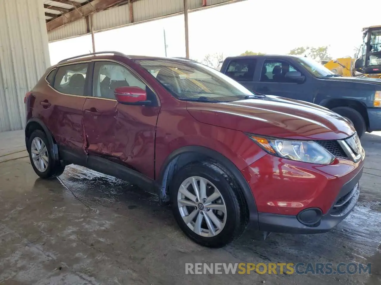 4 Photograph of a damaged car JN1BJ1CP5KW228762 NISSAN ROGUE 2019