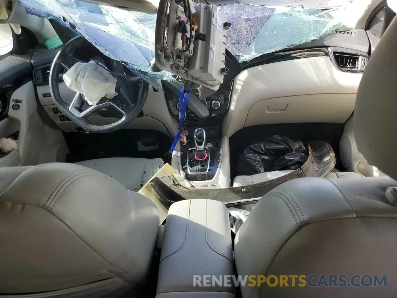 8 Photograph of a damaged car JN1BJ1CP5KW523912 NISSAN ROGUE 2019