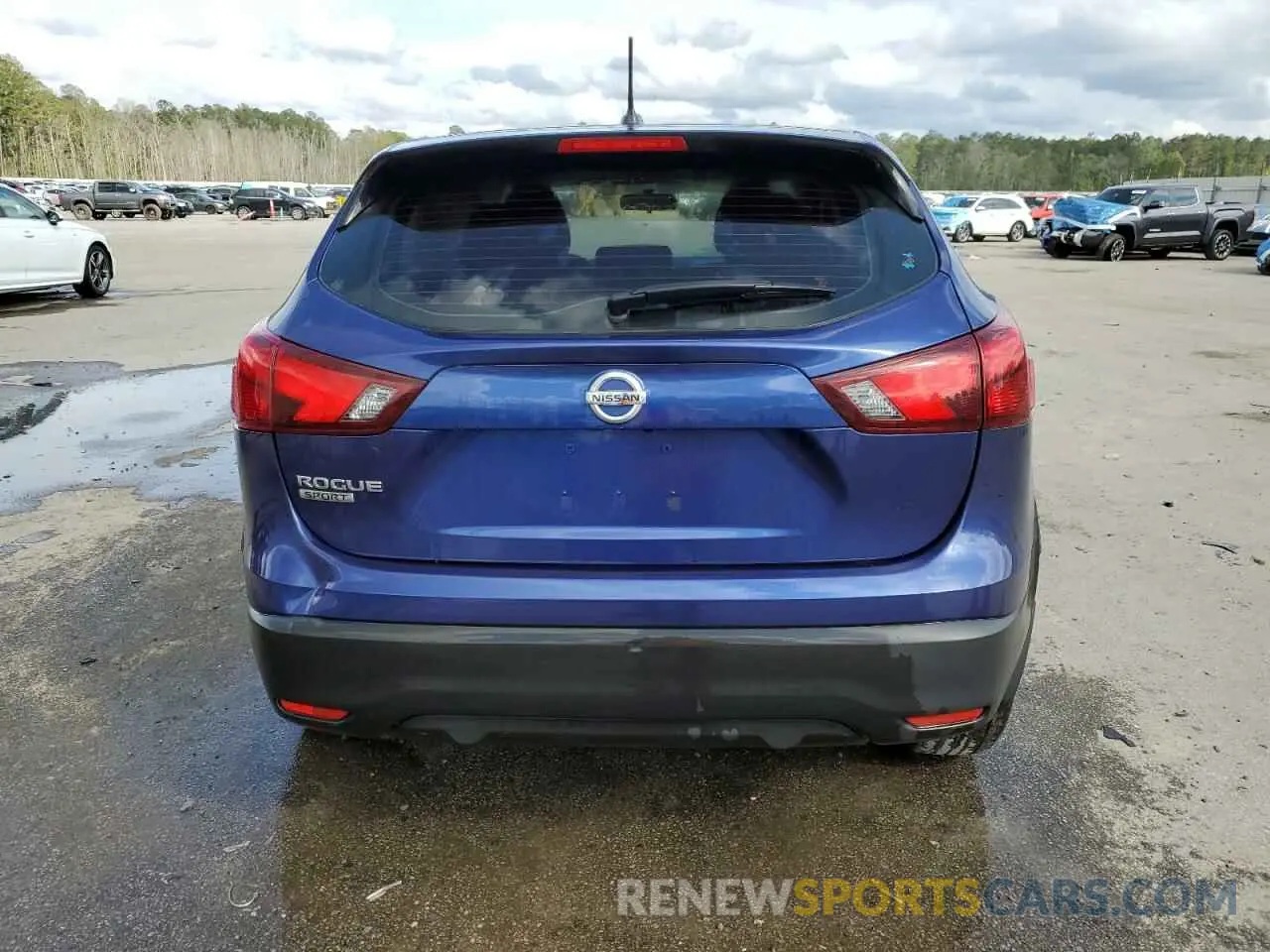 6 Photograph of a damaged car JN1BJ1CP6KW238183 NISSAN ROGUE 2019