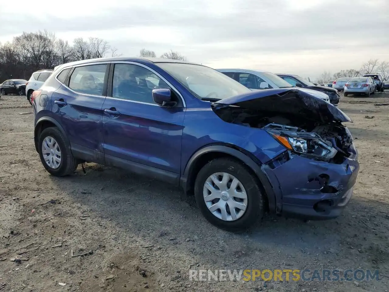 4 Photograph of a damaged car JN1BJ1CP7KW228892 NISSAN ROGUE 2019