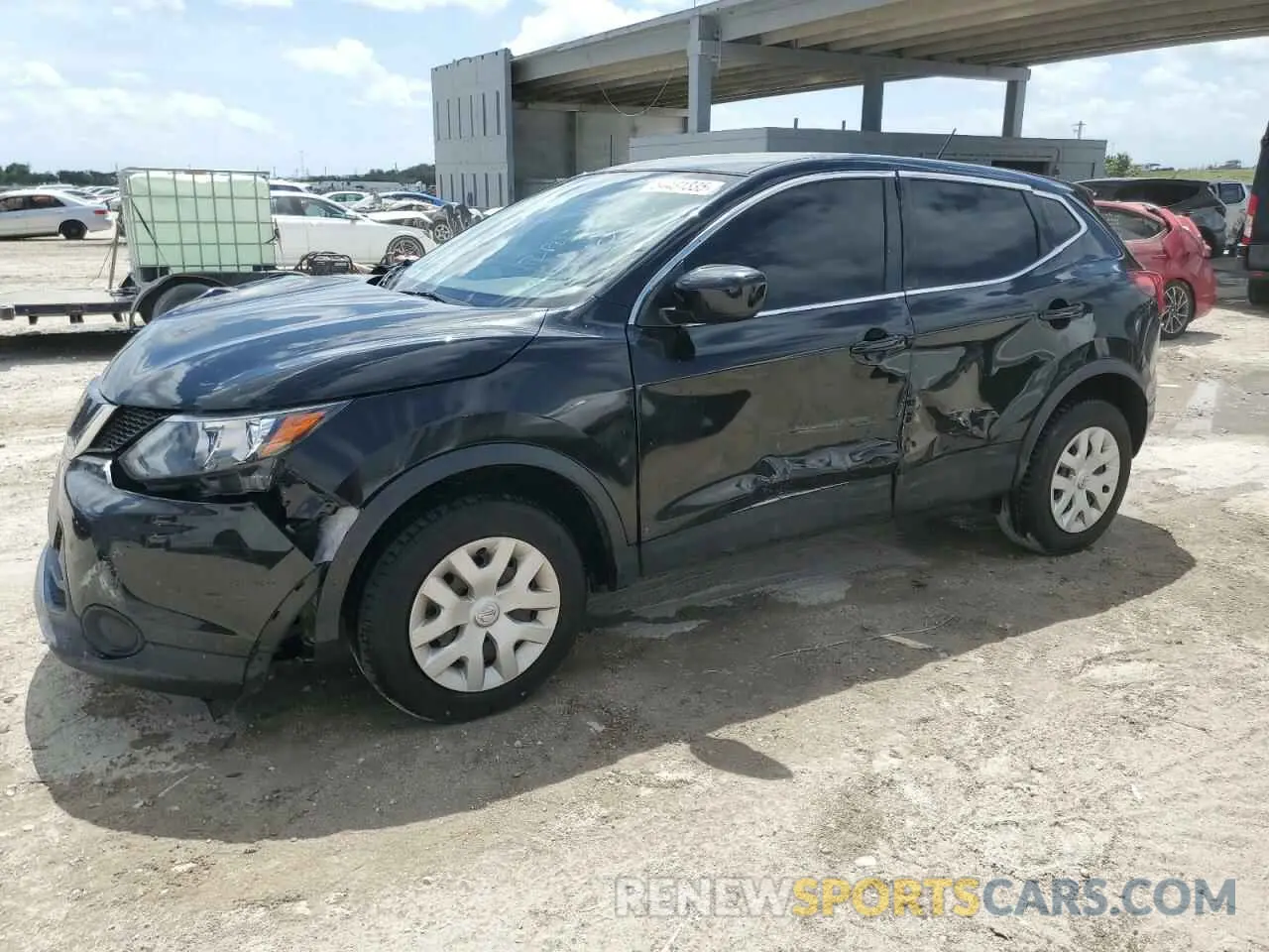 1 Фотография поврежденного автомобиля JN1BJ1CP7KW529730 NISSAN ROGUE 2019