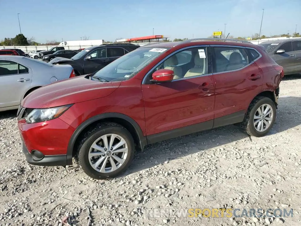 1 Photograph of a damaged car JN1BJ1CP8KW230554 NISSAN ROGUE 2019