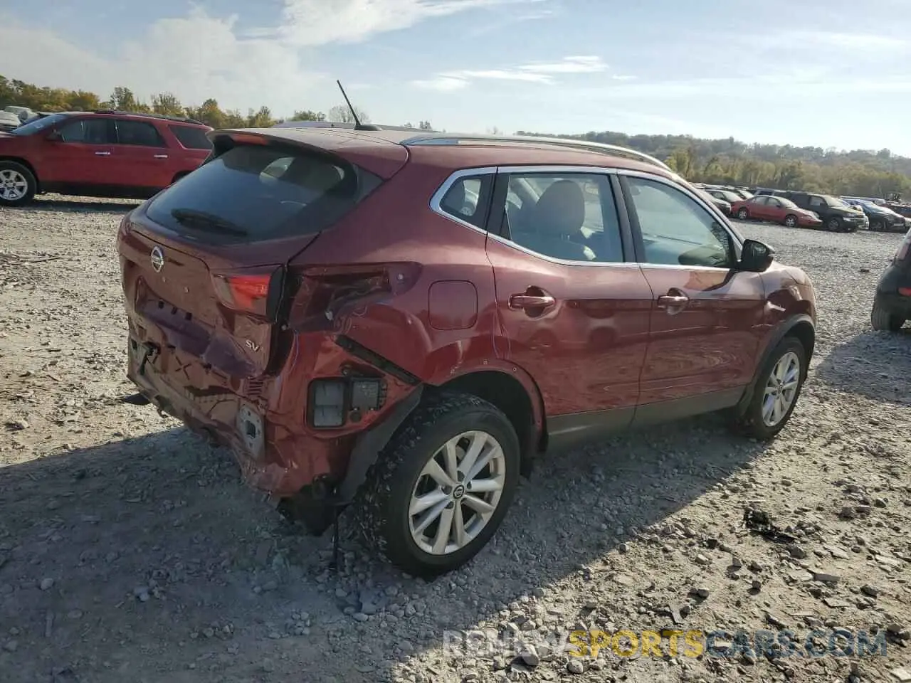 3 Photograph of a damaged car JN1BJ1CP8KW230554 NISSAN ROGUE 2019