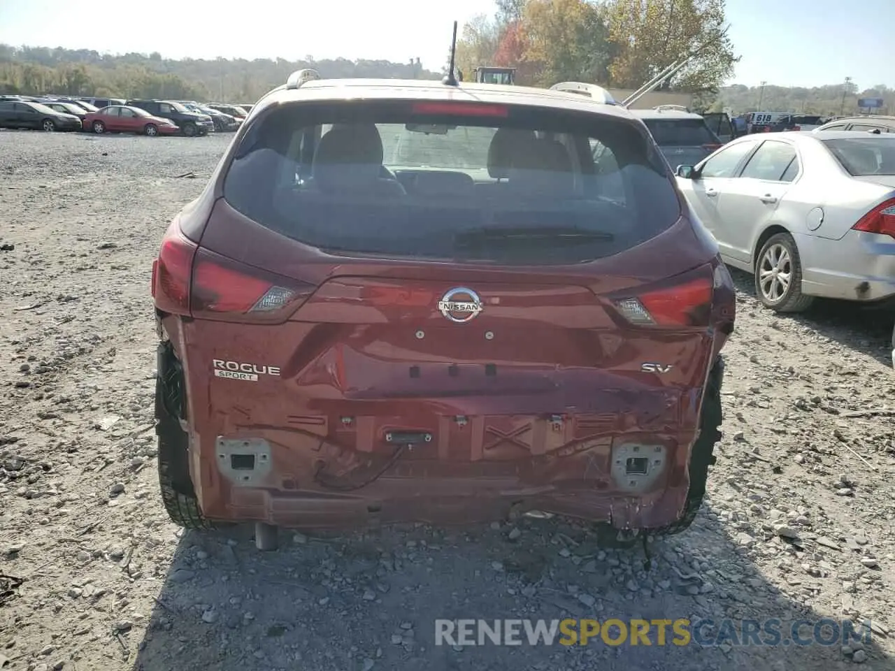 6 Photograph of a damaged car JN1BJ1CP8KW230554 NISSAN ROGUE 2019