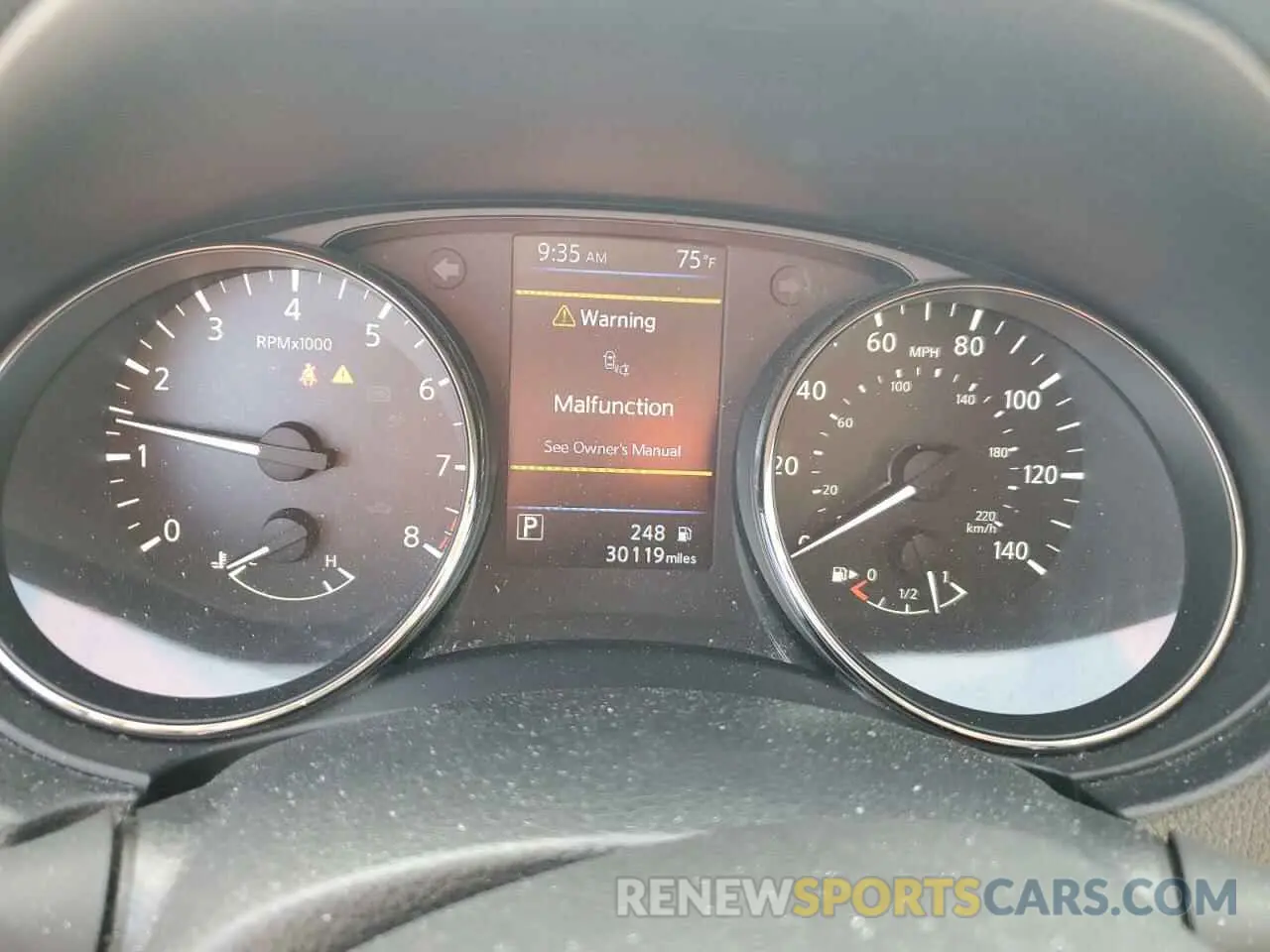 9 Photograph of a damaged car JN1BJ1CP8KW230554 NISSAN ROGUE 2019