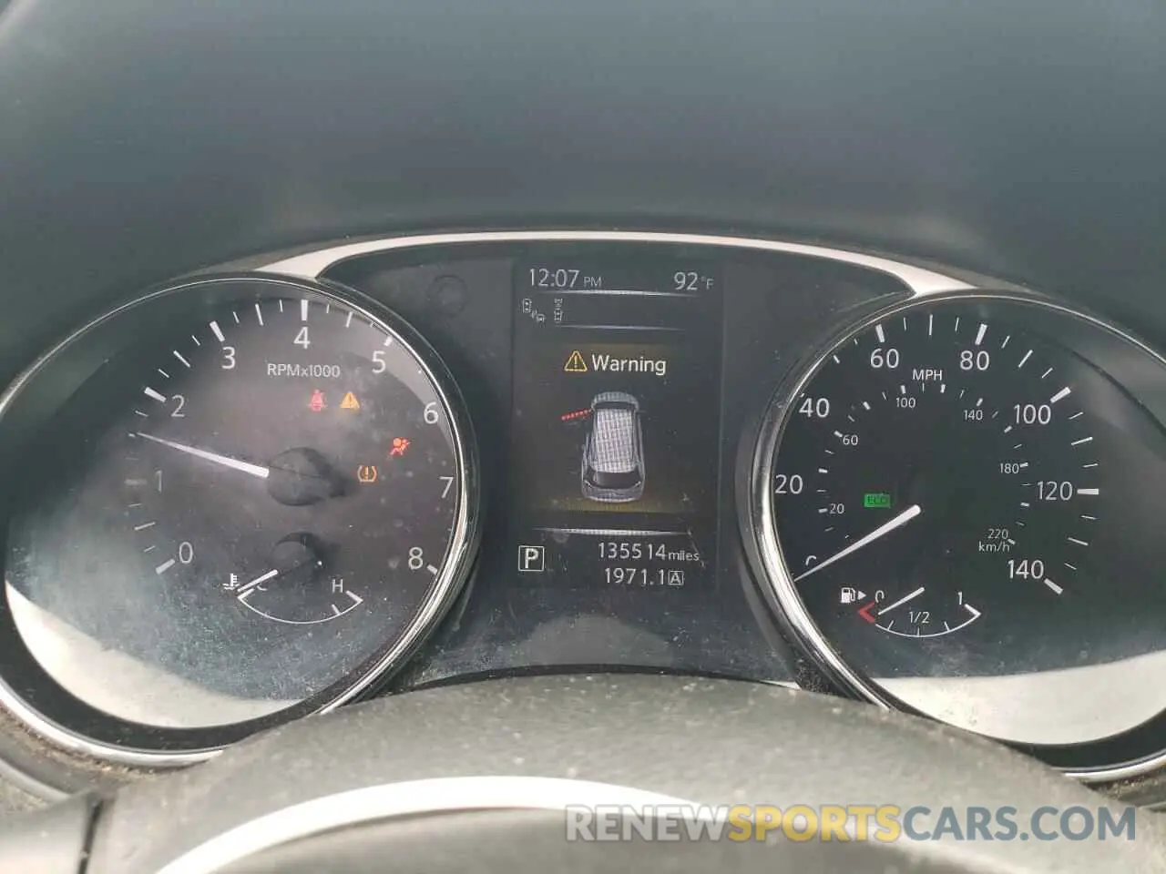 9 Photograph of a damaged car JN1BJ1CP9KW522536 NISSAN ROGUE 2019