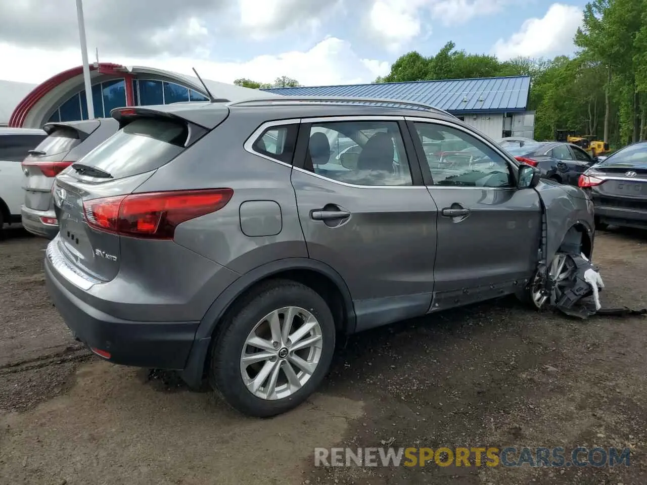 3 Фотография поврежденного автомобиля JN1BJ1CR0KW627077 NISSAN ROGUE 2019
