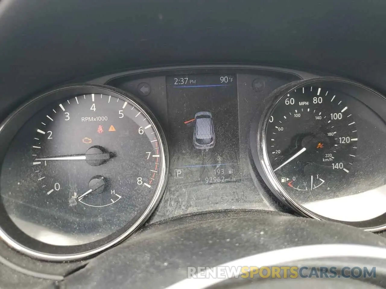 9 Photograph of a damaged car JN1BJ1CR1KW310652 NISSAN ROGUE 2019