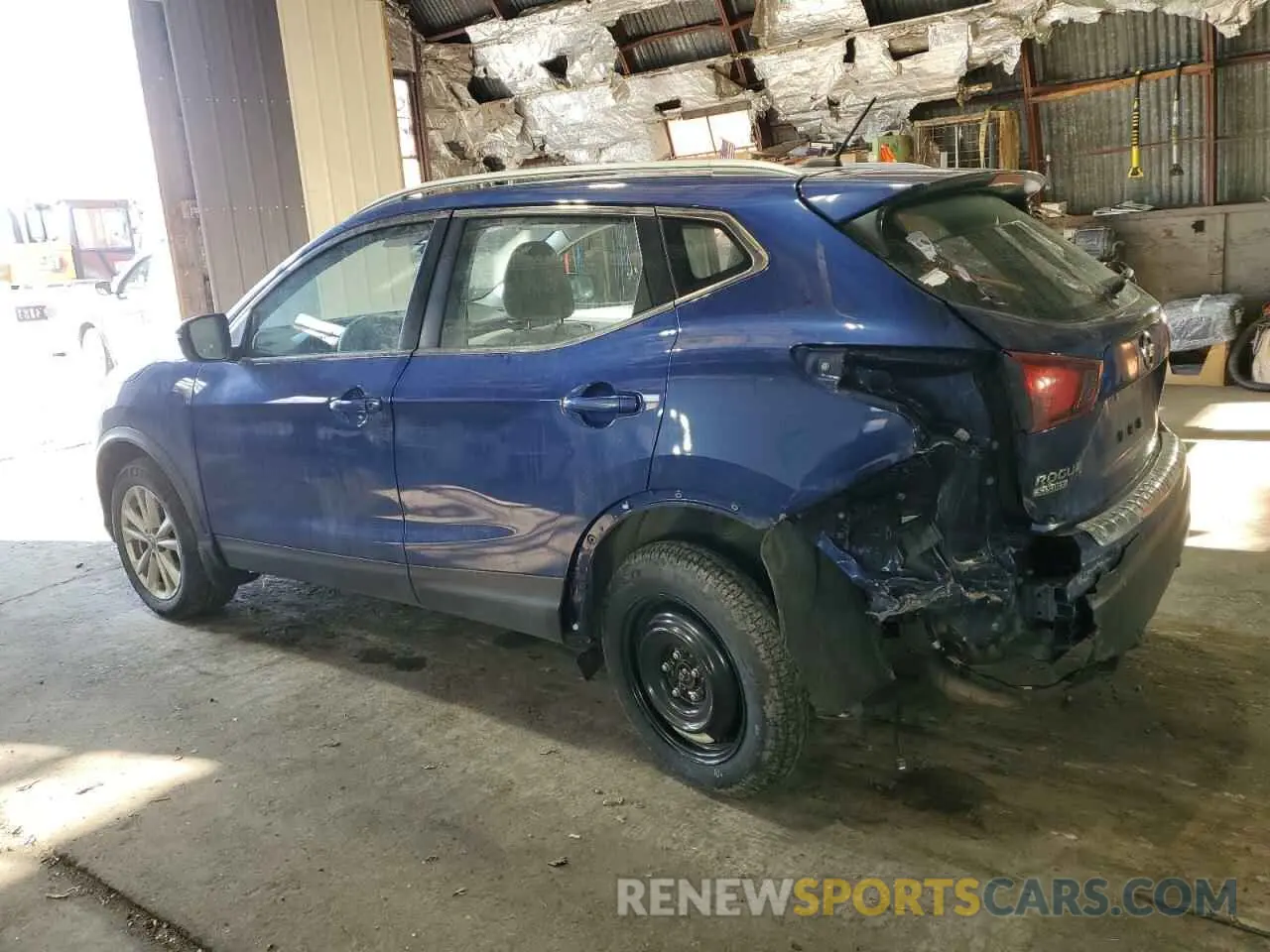 2 Photograph of a damaged car JN1BJ1CR1KW332702 NISSAN ROGUE 2019