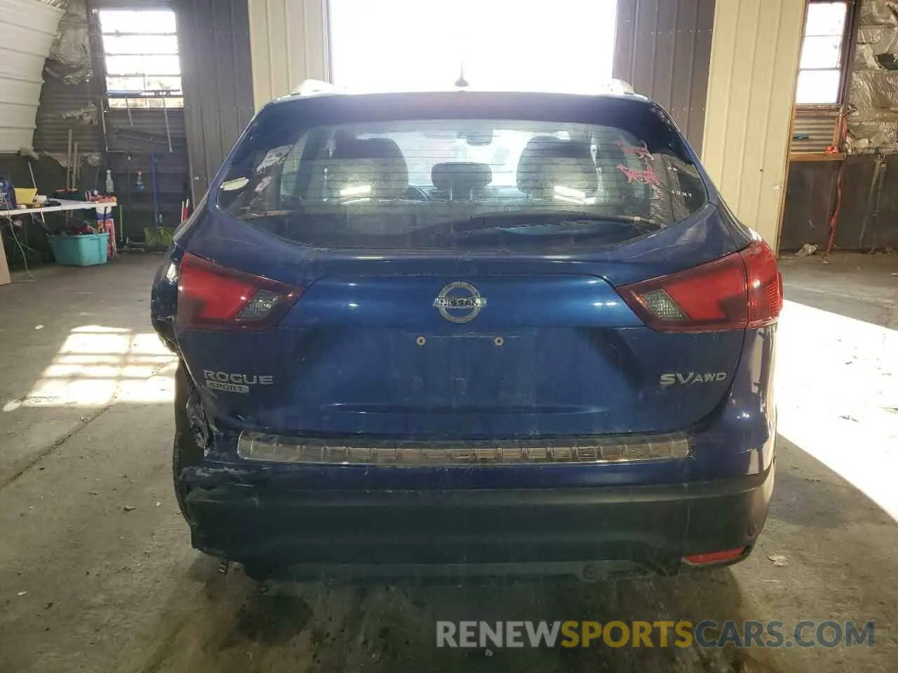 6 Photograph of a damaged car JN1BJ1CR1KW332702 NISSAN ROGUE 2019