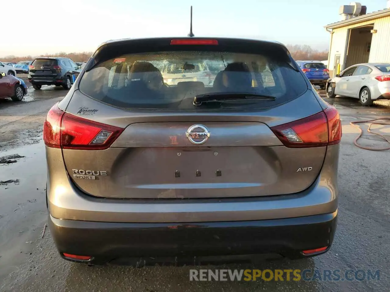 6 Photograph of a damaged car JN1BJ1CR1KW628500 NISSAN ROGUE 2019