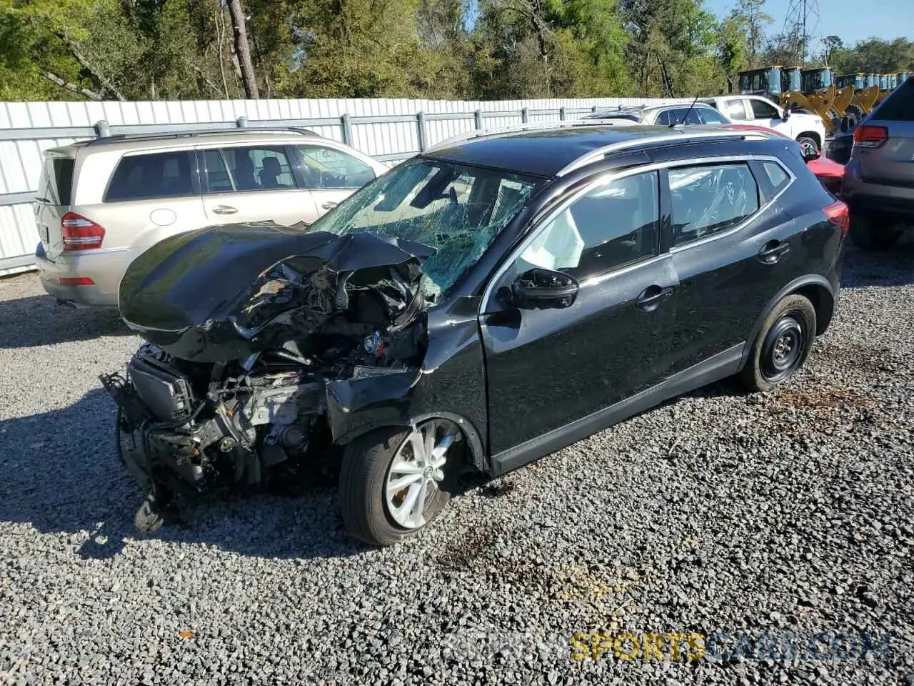 1 Photograph of a damaged car JN1BJ1CR3KW344351 NISSAN ROGUE 2019