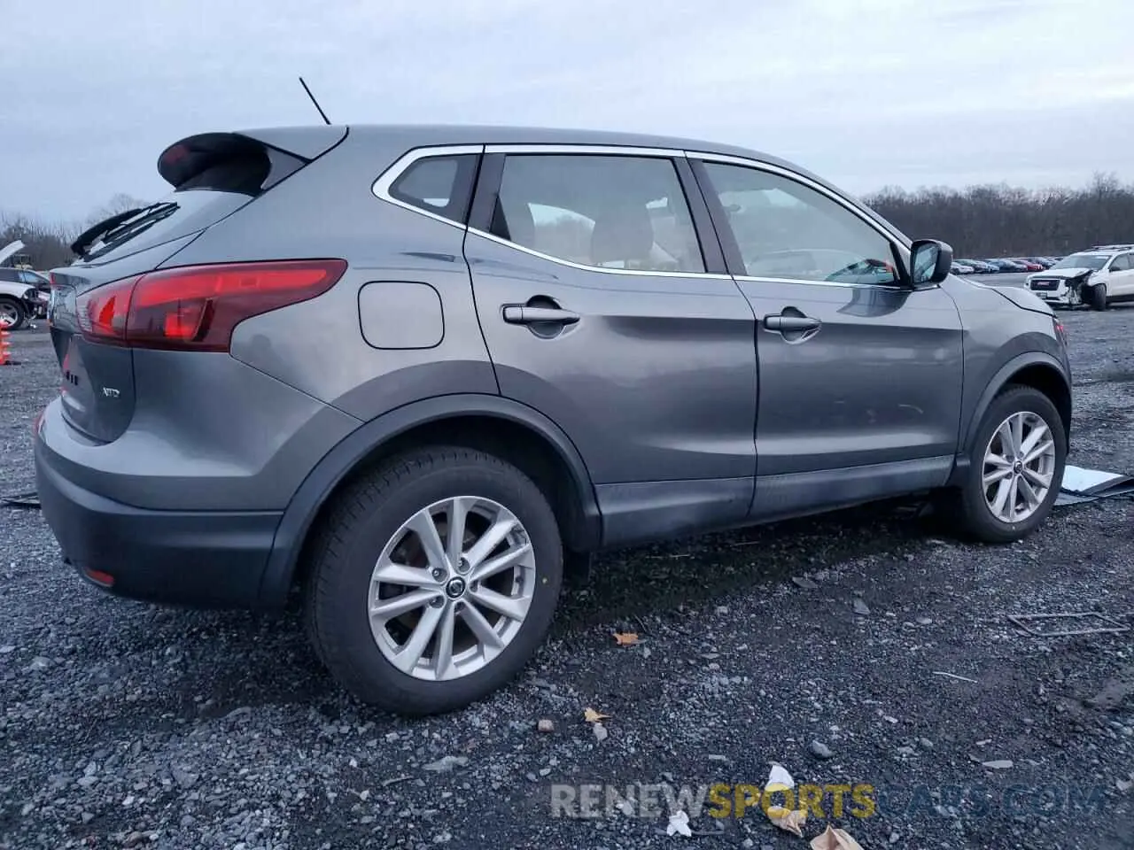3 Photograph of a damaged car JN1BJ1CR4KW621556 NISSAN ROGUE 2019