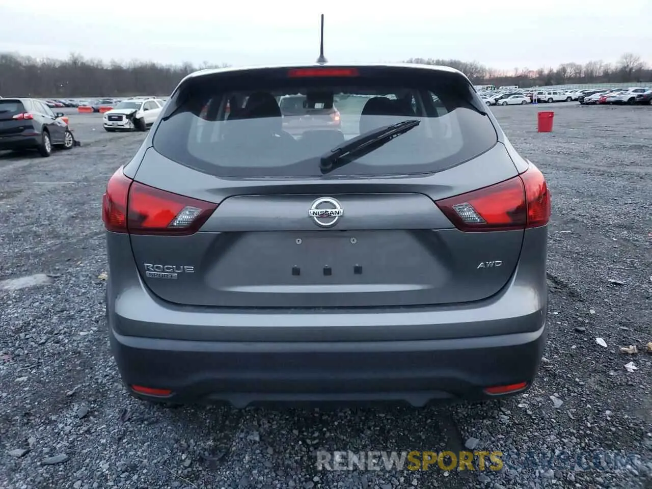 6 Photograph of a damaged car JN1BJ1CR4KW621556 NISSAN ROGUE 2019