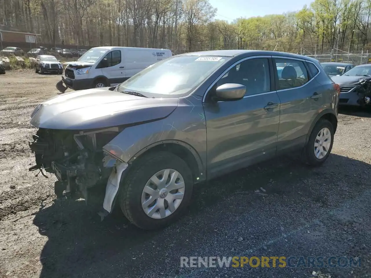 1 Photograph of a damaged car JN1BJ1CR5KW314994 NISSAN ROGUE 2019