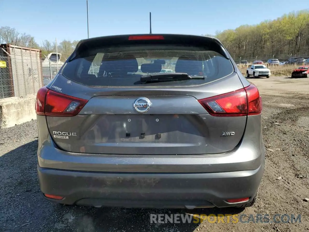 6 Photograph of a damaged car JN1BJ1CR5KW314994 NISSAN ROGUE 2019