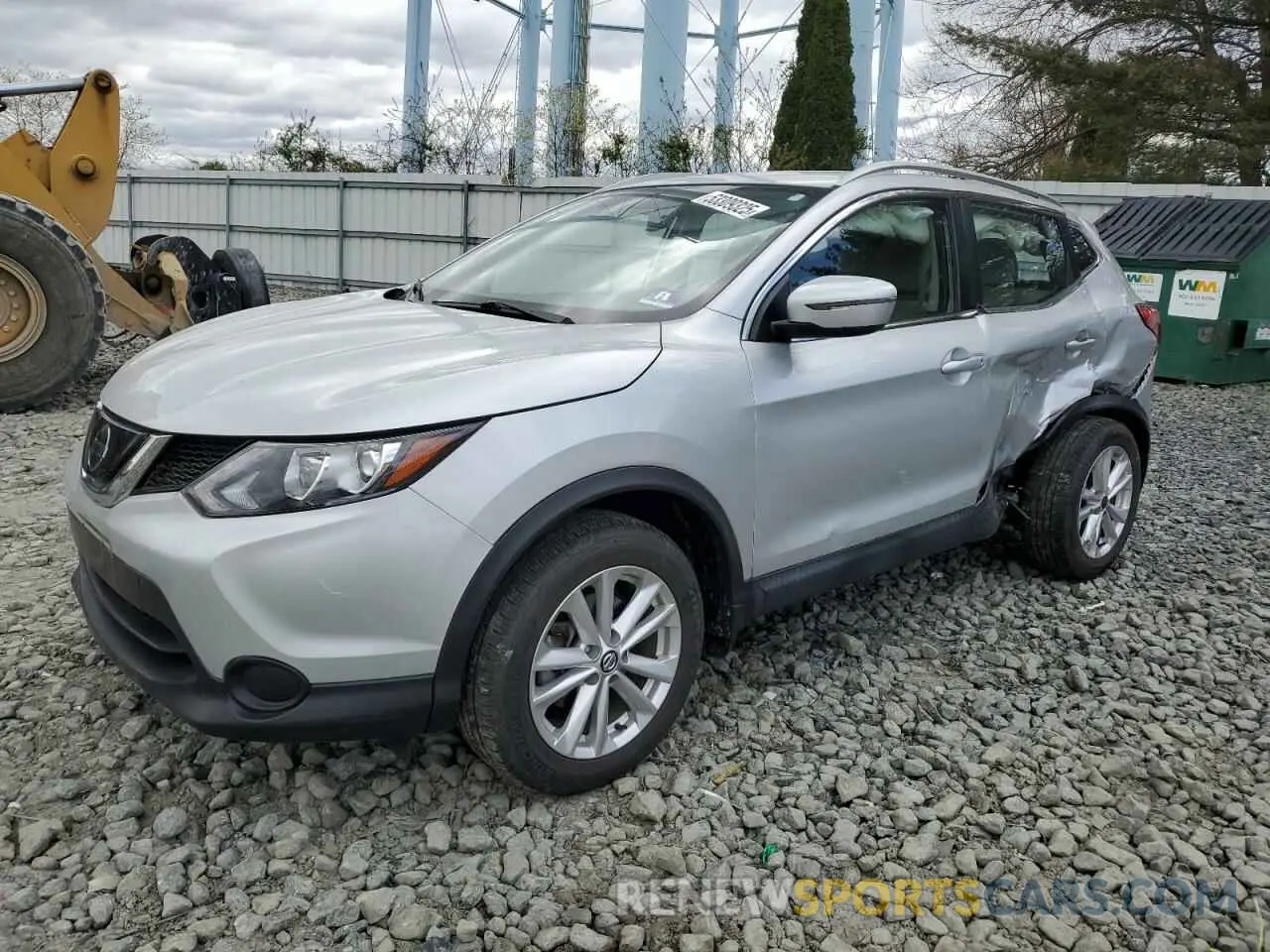 1 Photograph of a damaged car JN1BJ1CR5KW322299 NISSAN ROGUE 2019