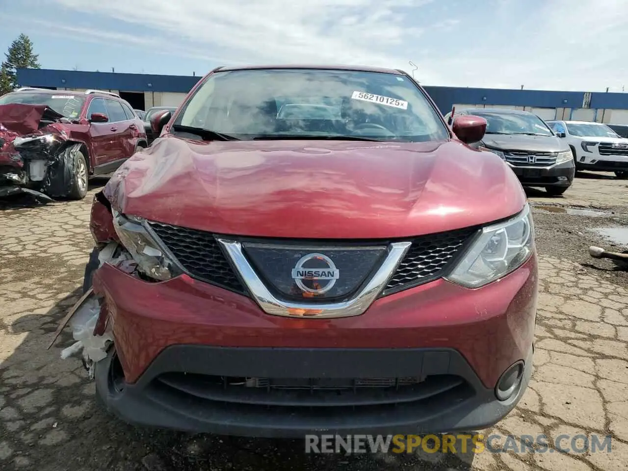 5 Photograph of a damaged car JN1BJ1CR6KW322442 NISSAN ROGUE 2019