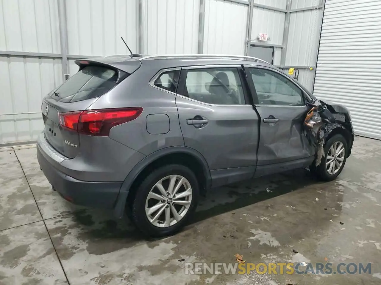 3 Photograph of a damaged car JN1BJ1CR6KW332386 NISSAN ROGUE 2019