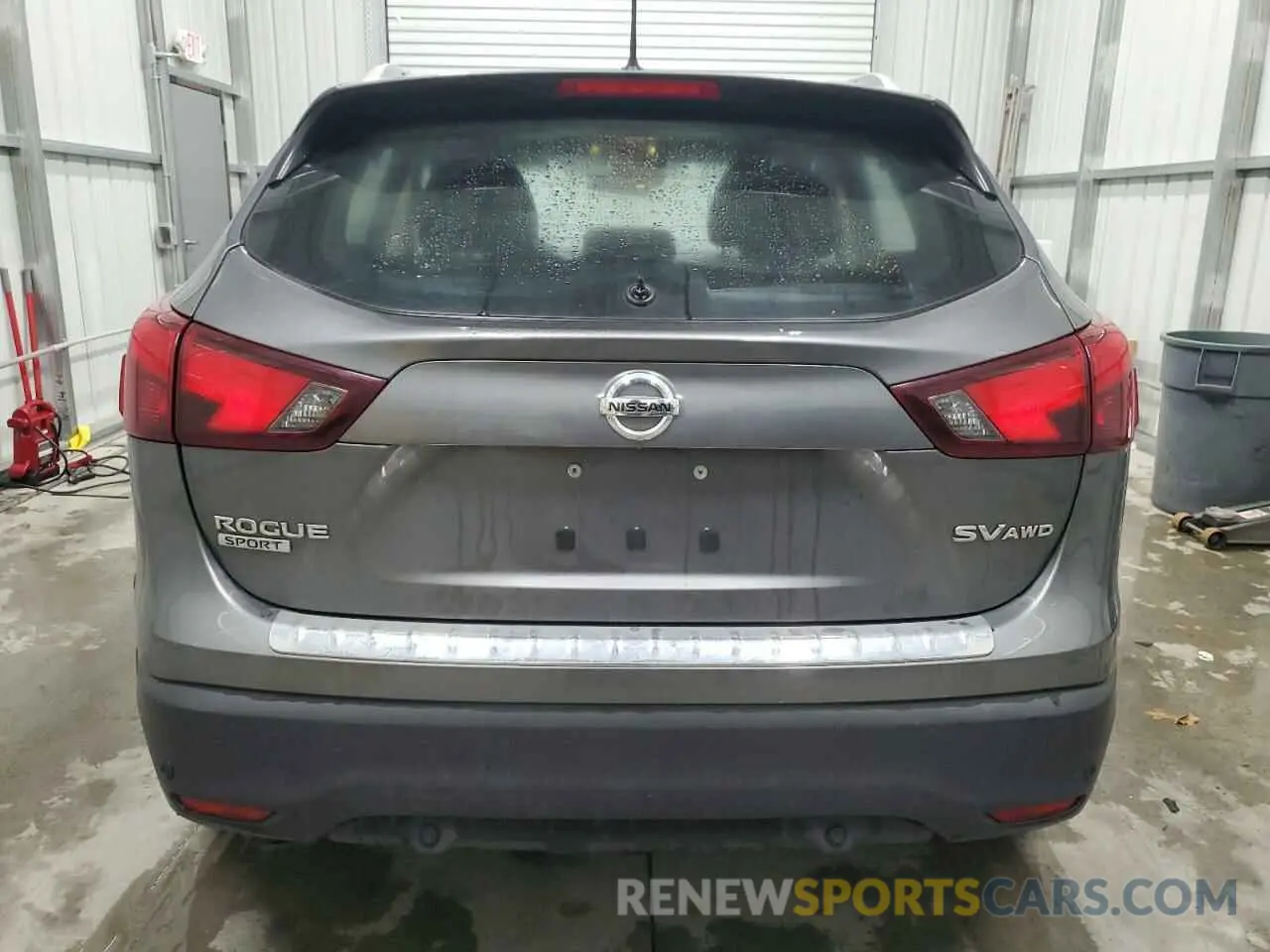 6 Photograph of a damaged car JN1BJ1CR6KW332386 NISSAN ROGUE 2019