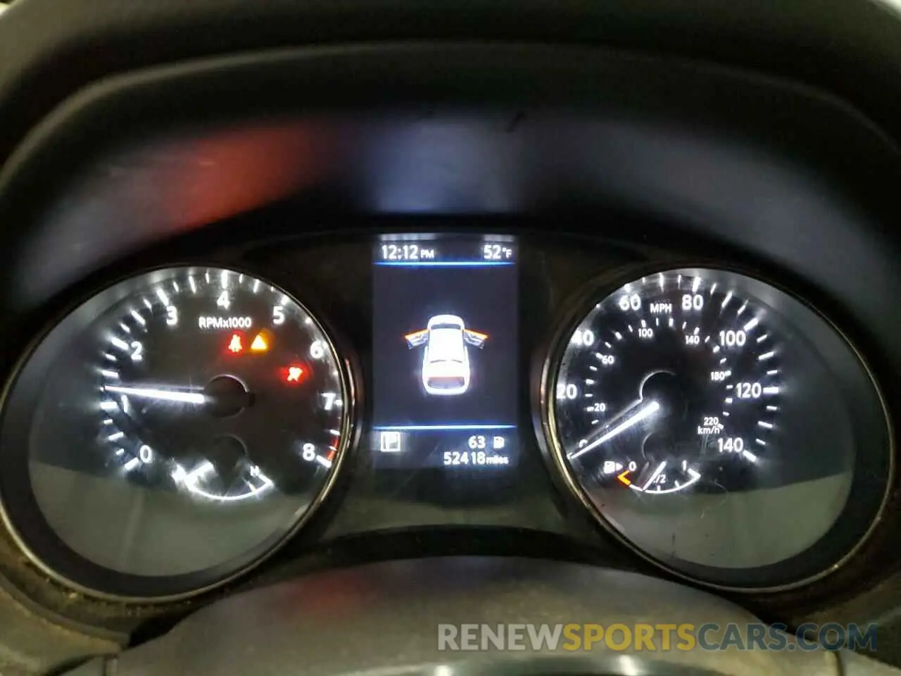9 Photograph of a damaged car JN1BJ1CR6KW332386 NISSAN ROGUE 2019