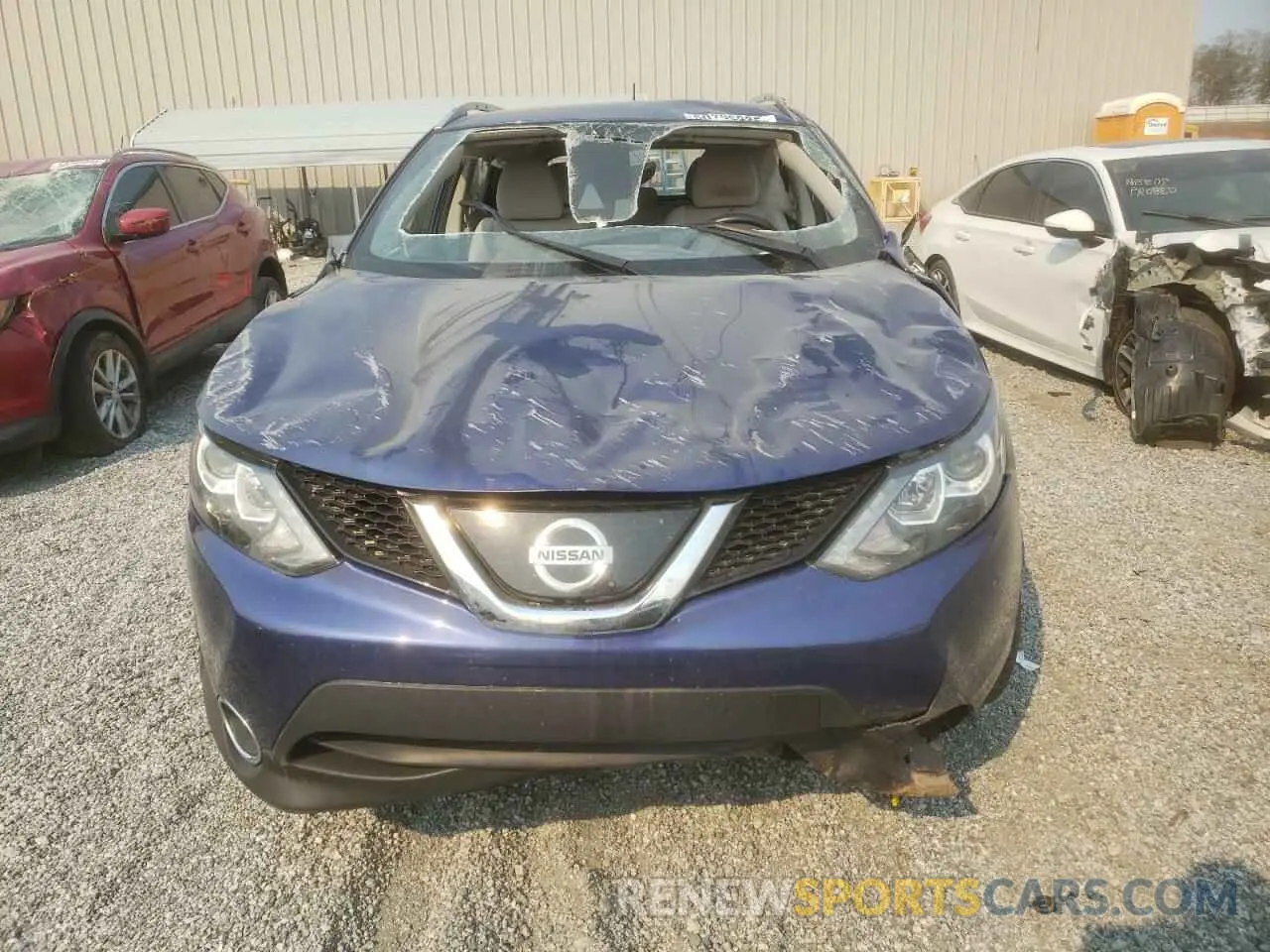 5 Photograph of a damaged car JN1BJ1CR9KW337405 NISSAN ROGUE 2019