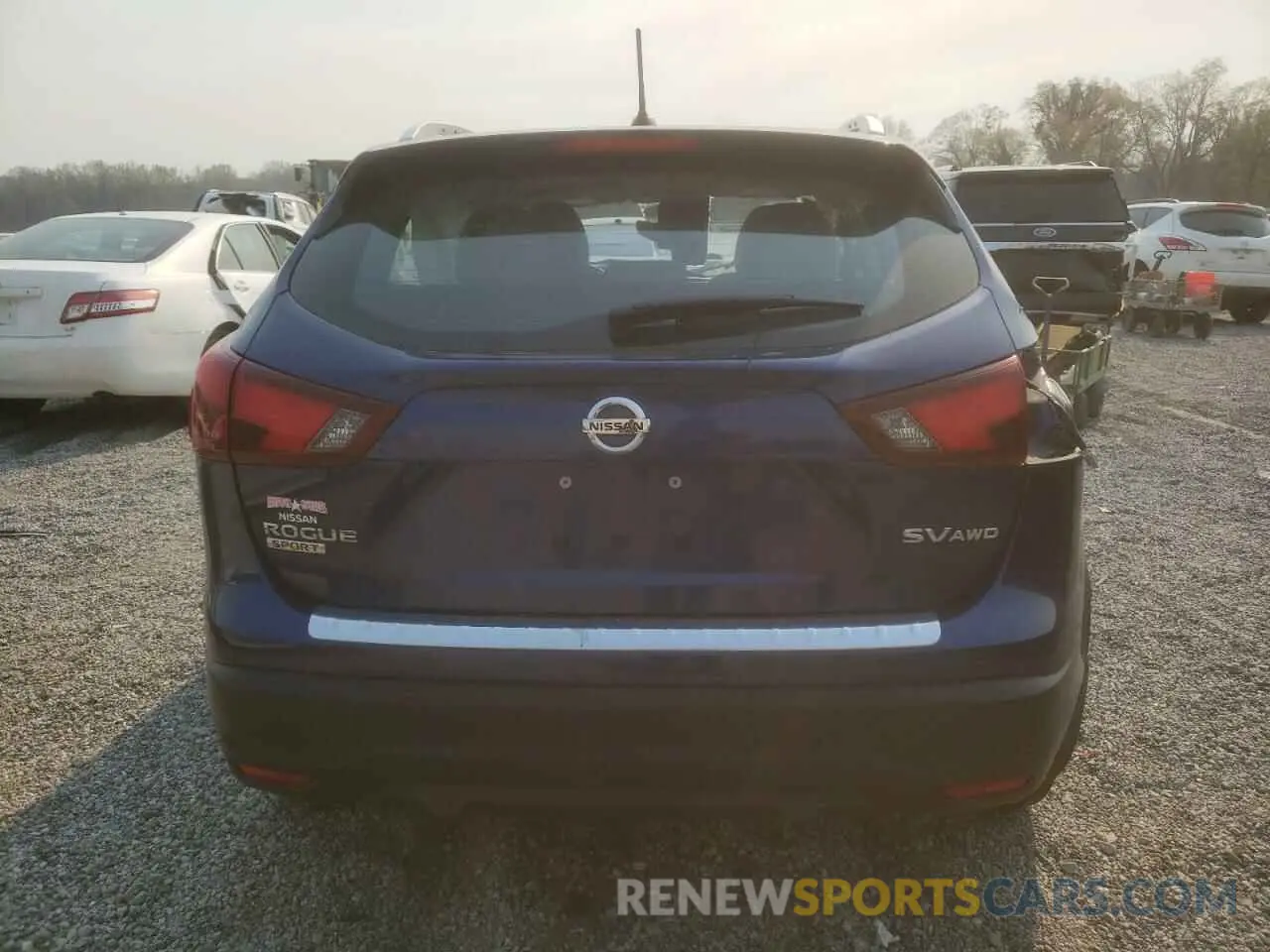 6 Photograph of a damaged car JN1BJ1CR9KW337405 NISSAN ROGUE 2019