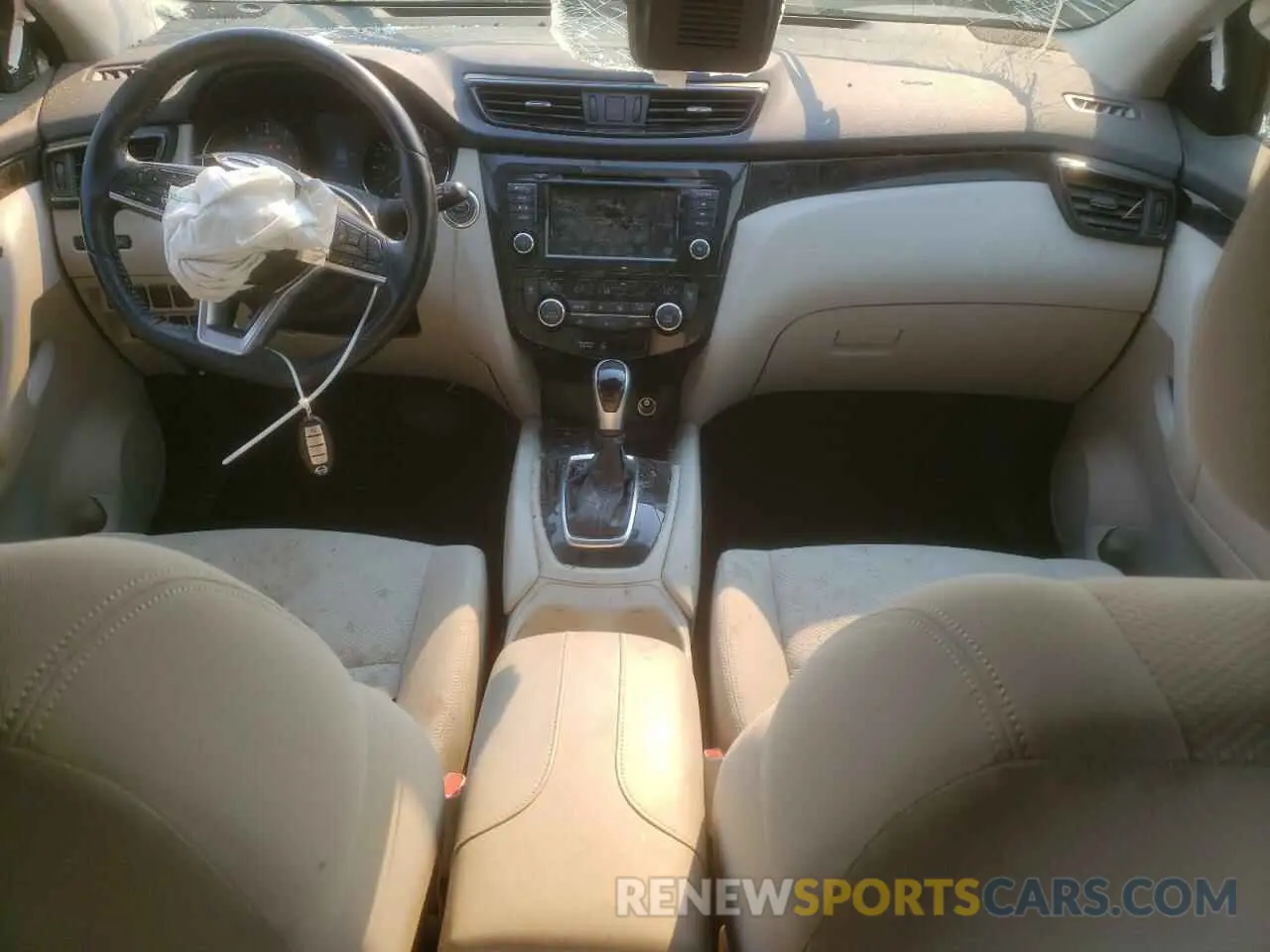 8 Photograph of a damaged car JN1BJ1CR9KW337405 NISSAN ROGUE 2019