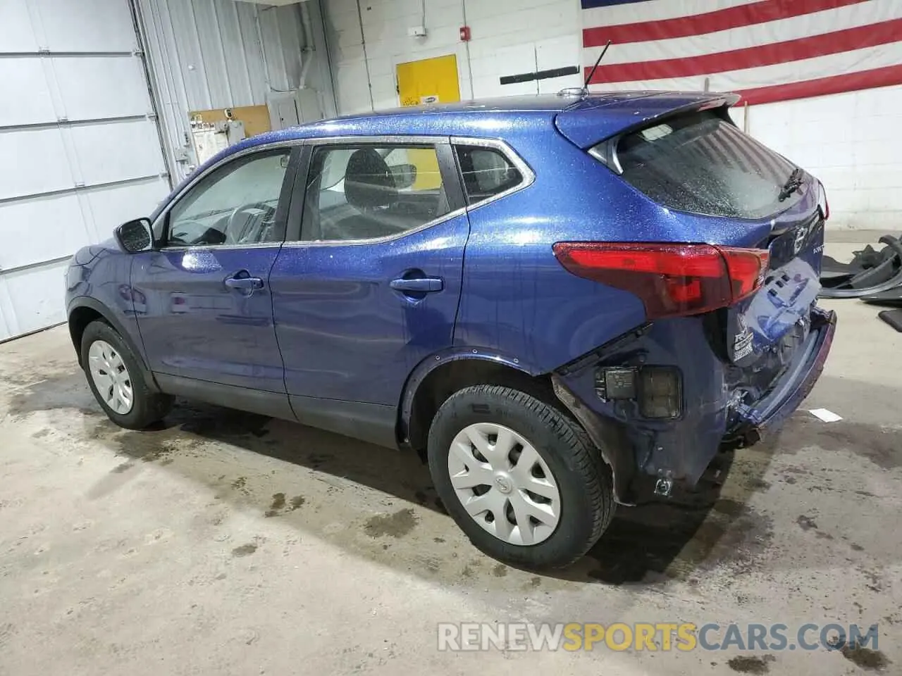 2 Photograph of a damaged car JN1BJ1CRXKW343052 NISSAN ROGUE 2019