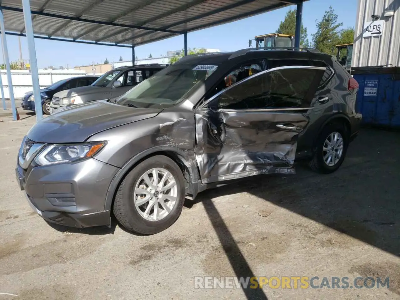 1 Photograph of a damaged car JN8AT2MT1KW259595 NISSAN ROGUE 2019