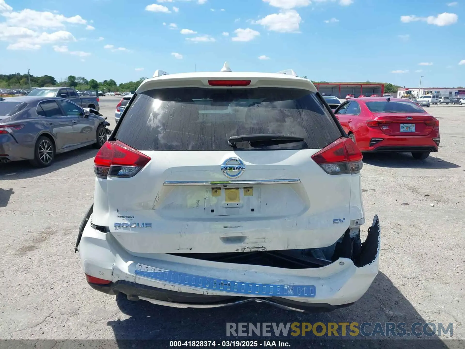 16 Photograph of a damaged car JN8AT2MT4KW261907 NISSAN ROGUE 2019