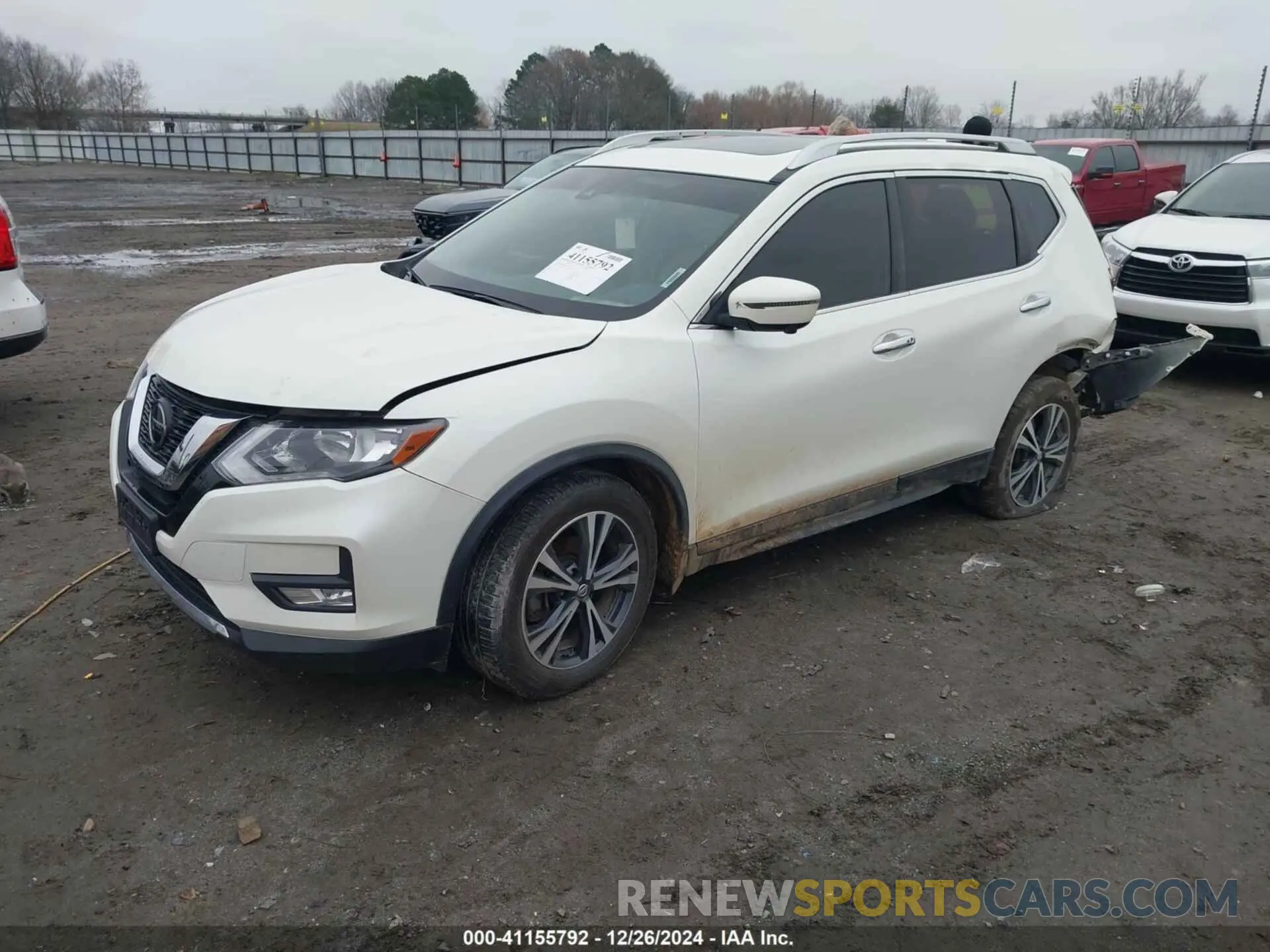 2 Photograph of a damaged car JN8AT2MT4KW263267 NISSAN ROGUE 2019