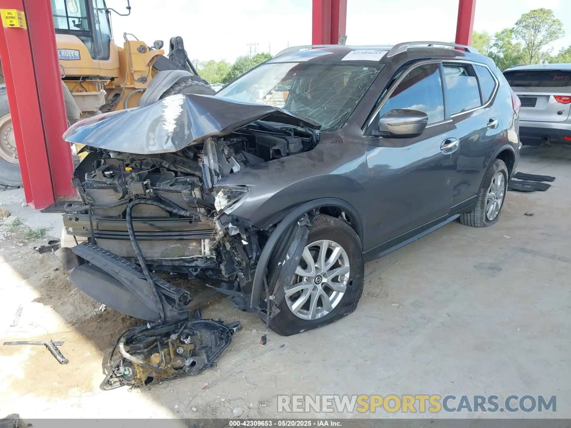 2 Photograph of a damaged car JN8AT2MT5KW252231 NISSAN ROGUE 2019