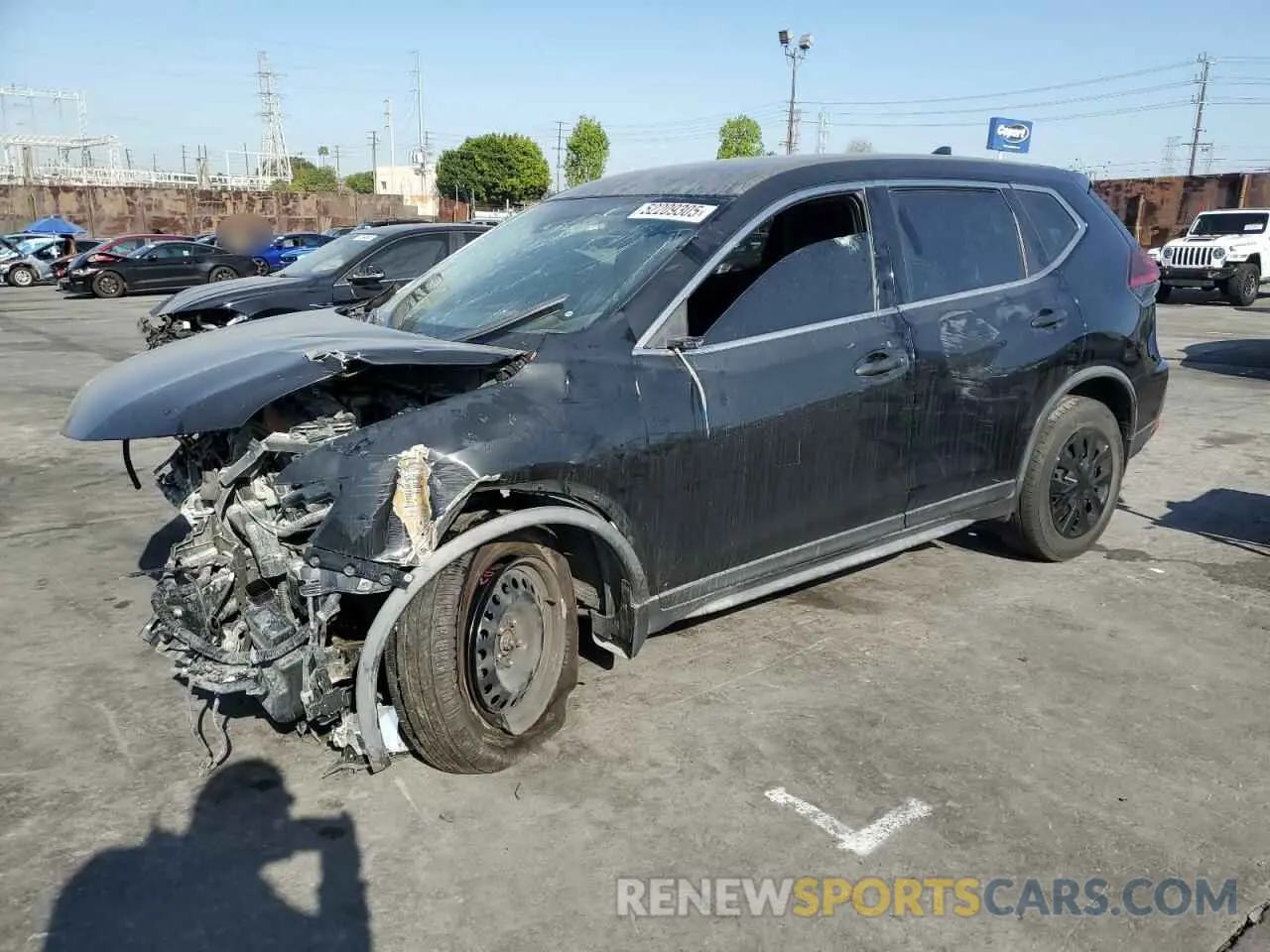 1 Photograph of a damaged car JN8AT2MT5KW504222 NISSAN ROGUE 2019