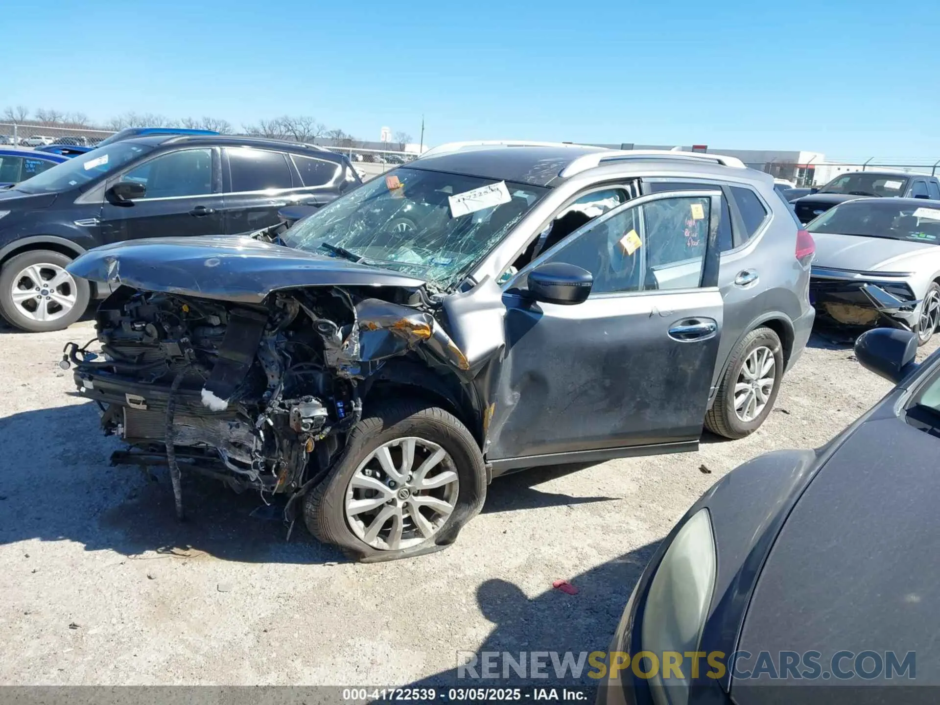 2 Photograph of a damaged car JN8AT2MT5KW505497 NISSAN ROGUE 2019