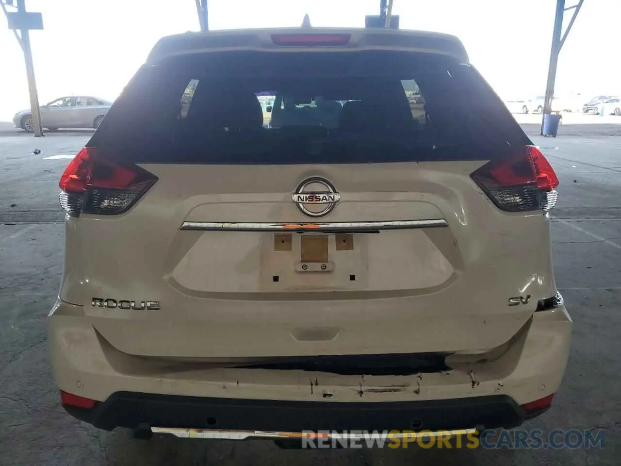 6 Photograph of a damaged car JN8AT2MT8KW257696 NISSAN ROGUE 2019