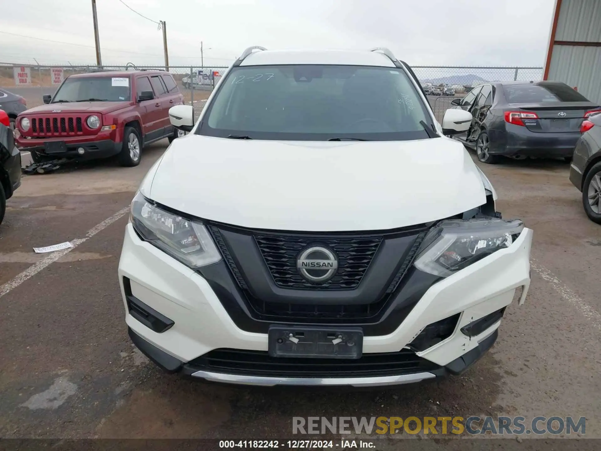 12 Photograph of a damaged car JN8AT2MTXKW252631 NISSAN ROGUE 2019