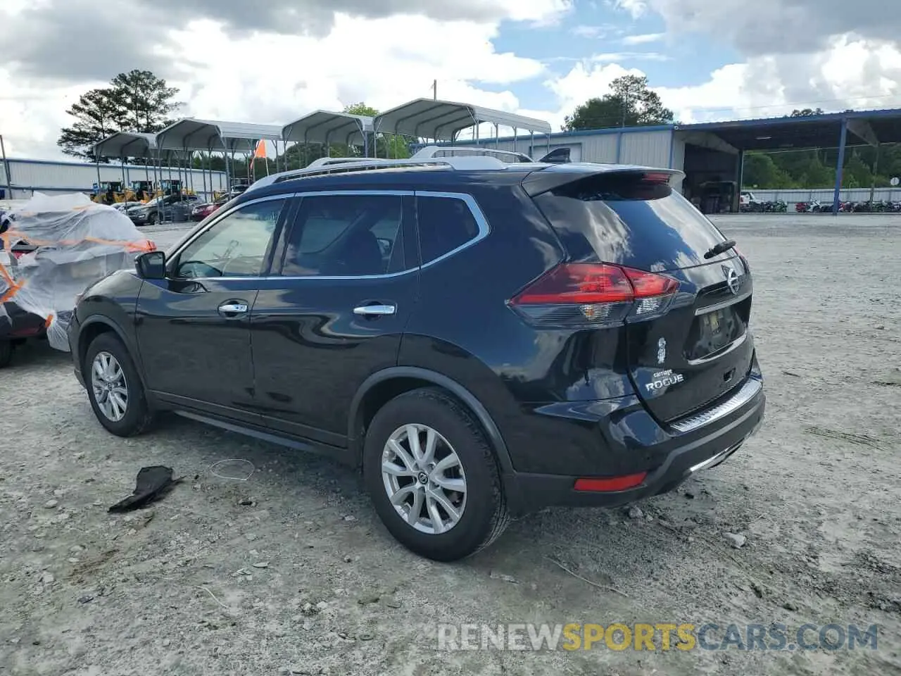 2 Photograph of a damaged car JN8AT2MTXKW501008 NISSAN ROGUE 2019