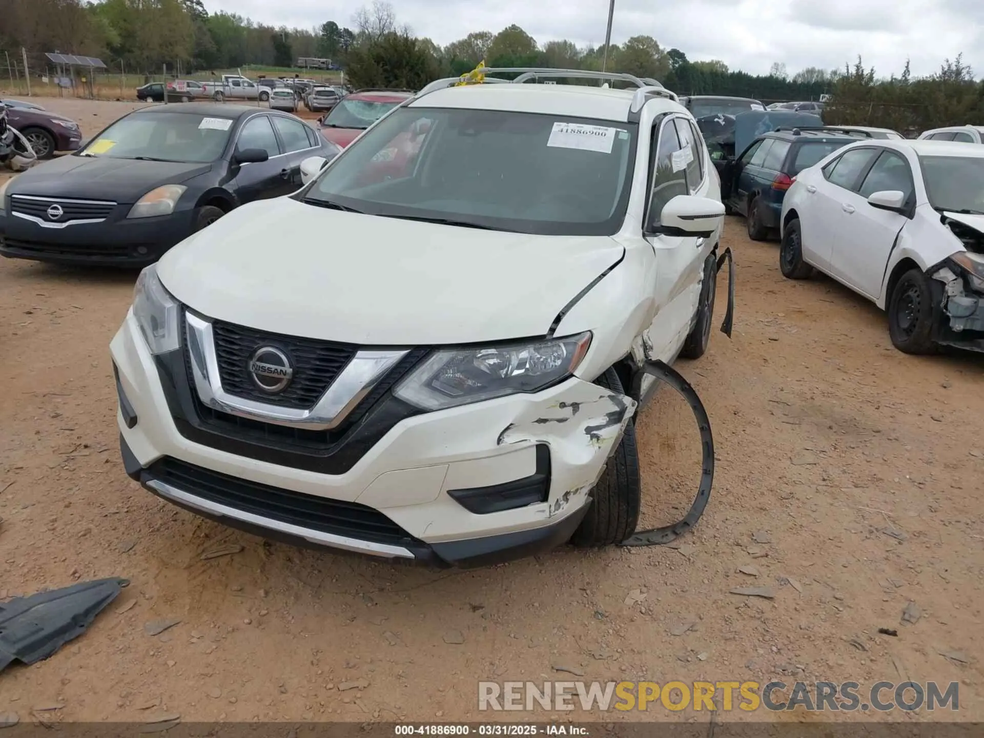 2 Photograph of a damaged car JN8AT2MV1KW387675 NISSAN ROGUE 2019