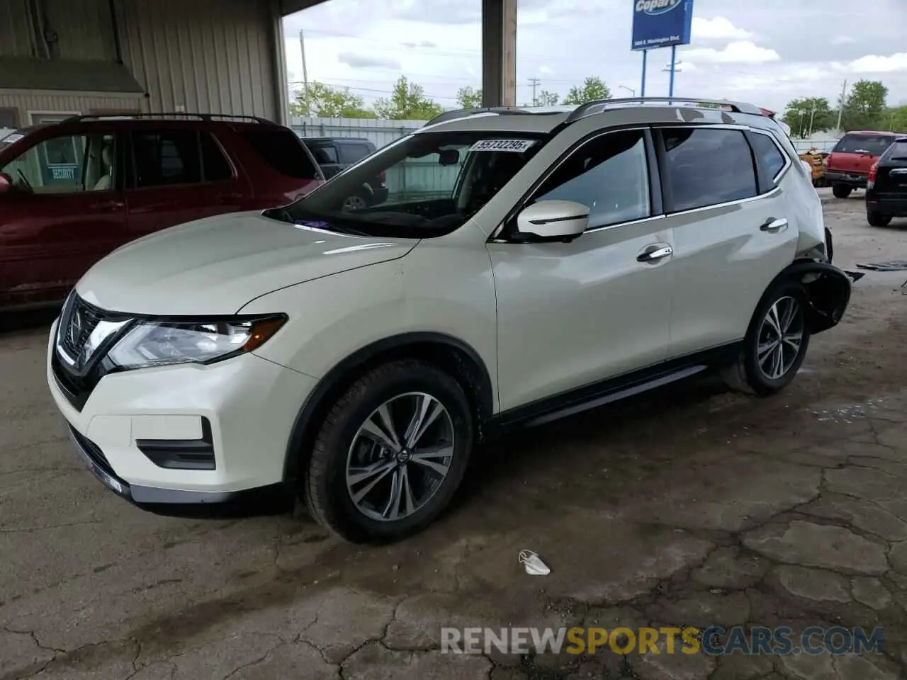 1 Photograph of a damaged car JN8AT2MV1KW389099 NISSAN ROGUE 2019