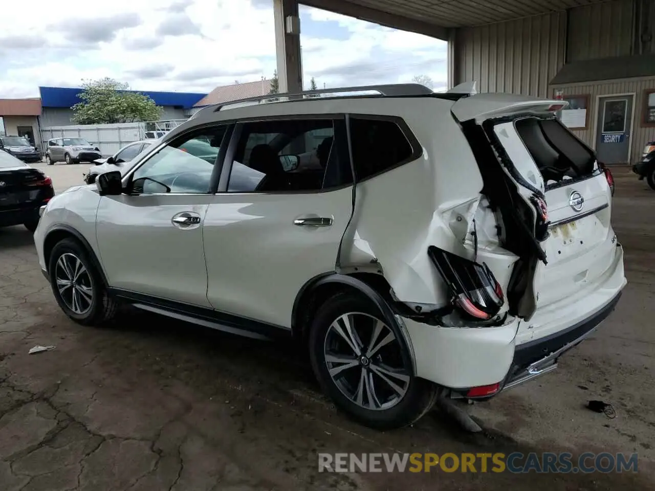 2 Photograph of a damaged car JN8AT2MV1KW389099 NISSAN ROGUE 2019