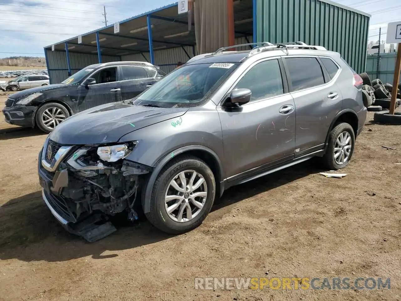 1 Photograph of a damaged car JN8AT2MV1KW393590 NISSAN ROGUE 2019
