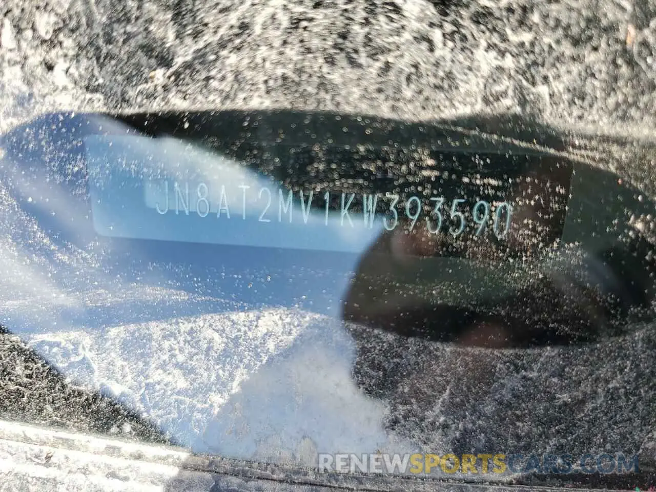 14 Photograph of a damaged car JN8AT2MV1KW393590 NISSAN ROGUE 2019