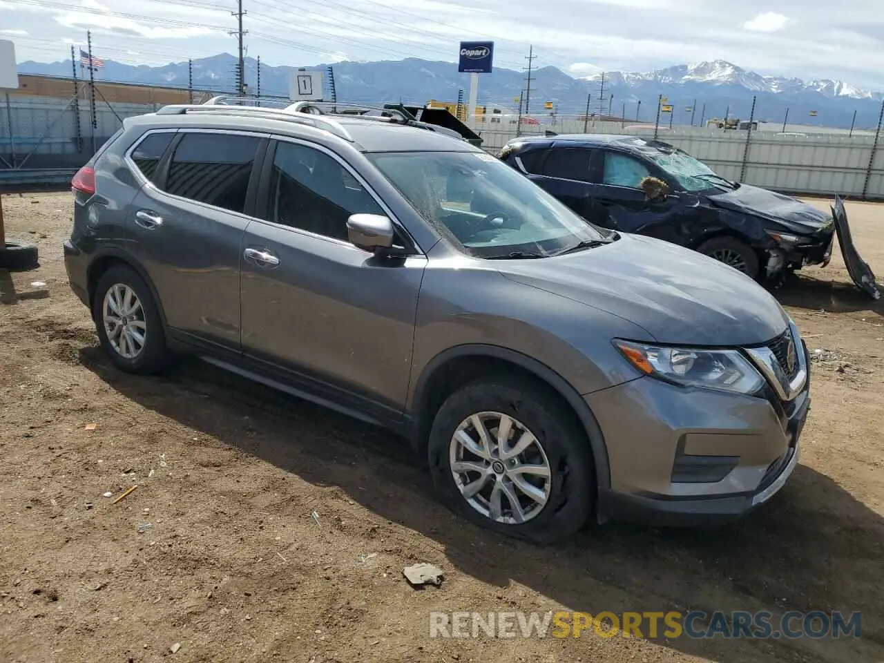 4 Photograph of a damaged car JN8AT2MV1KW393590 NISSAN ROGUE 2019