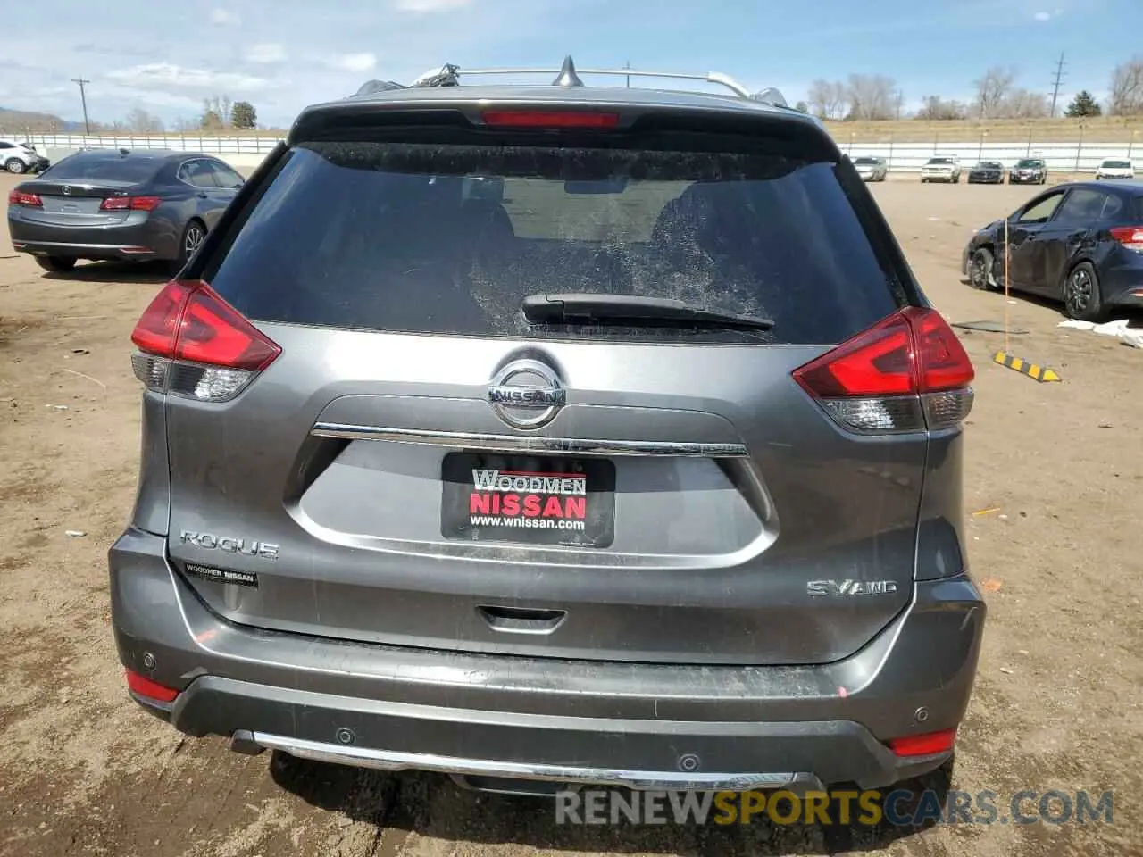 6 Photograph of a damaged car JN8AT2MV1KW393590 NISSAN ROGUE 2019