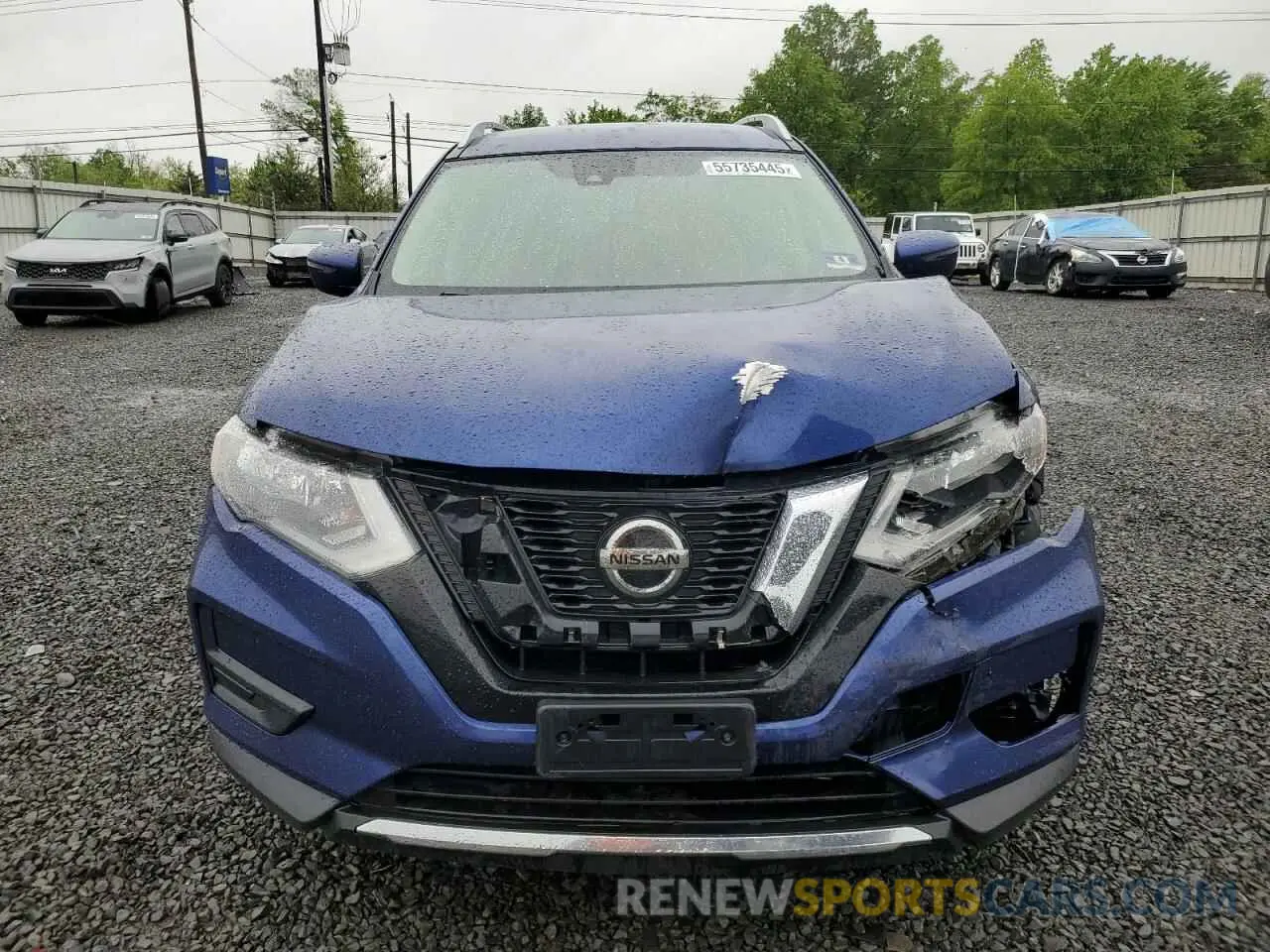 5 Photograph of a damaged car JN8AT2MV2KW387913 NISSAN ROGUE 2019