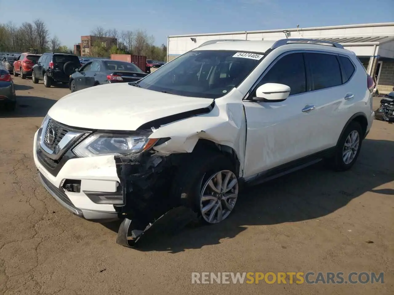 1 Photograph of a damaged car JN8AT2MV3KW377147 NISSAN ROGUE 2019